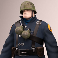 Freebie: Amazing 3D Character Model Of The Soldier From Team Fortress 2!