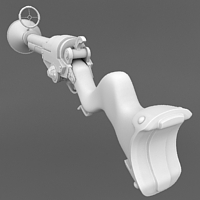 Freebie: Awesome Stylized High Poly Rifle Model
