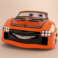 Freebie: Amazing ‘Cars 2′ Inspired 3D Model!