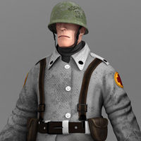 Freebie: Awesome 3D Character Model Of The Medic From Team Fortress 2!