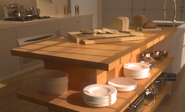 Create a Realistic Kitchen