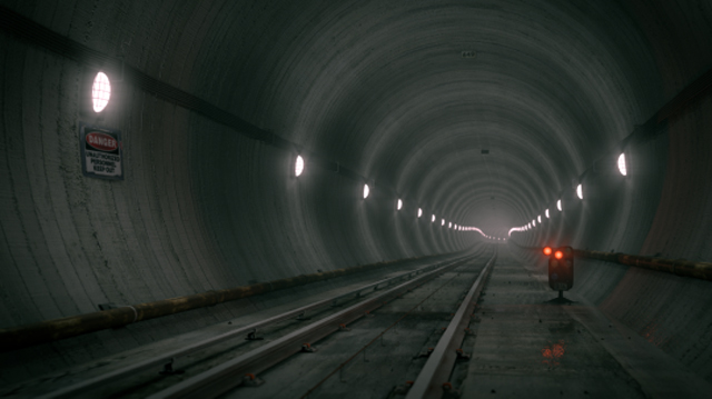 Create an Underground Subway Scene