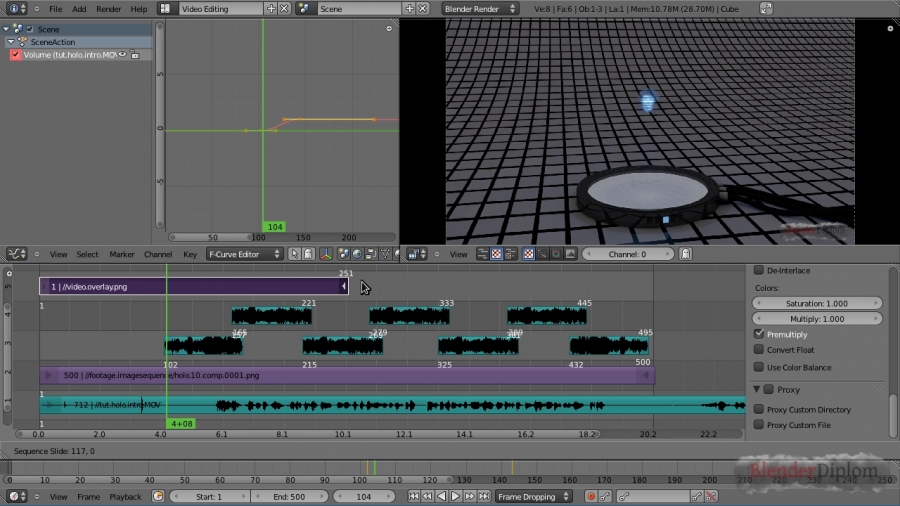 Blender Video Sequence Editor (VSE)