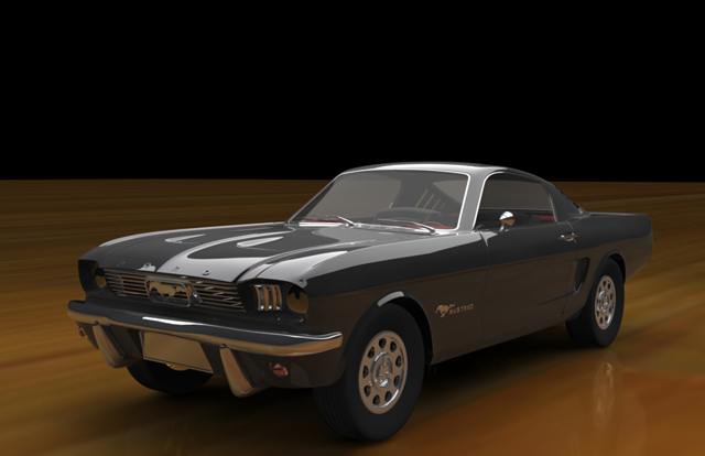 Cgtuts+ Car Mustang Render critique