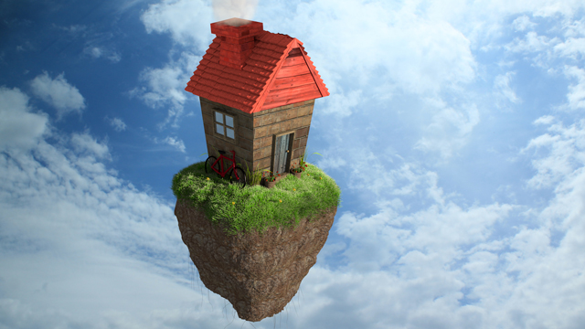 Cgtuts+ Fantasy Floating House Render critique