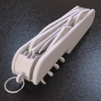 Model a Photorealistic Swiss Army Knife in Modo - Day 1