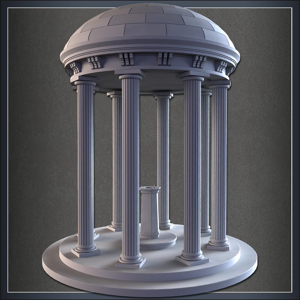 Model a High Rez Domed Fountain Structure in 3ds Max Tuts+ 3D