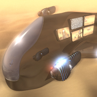 Create a Futuristic Airship Scene in C4D – Day 2