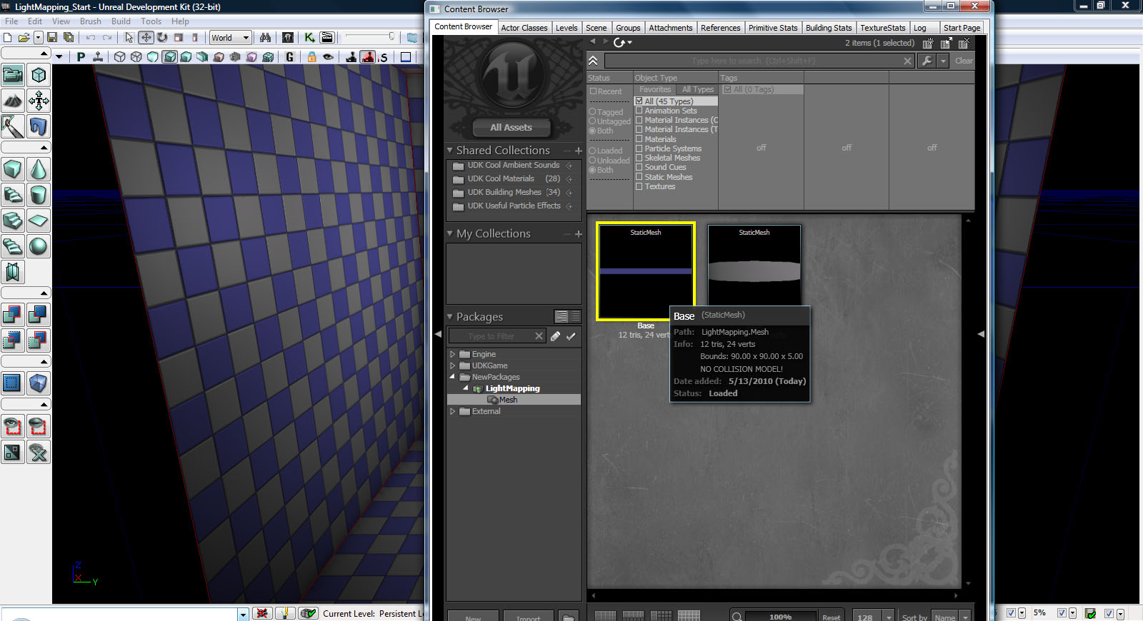 UDK Lightmapping 2