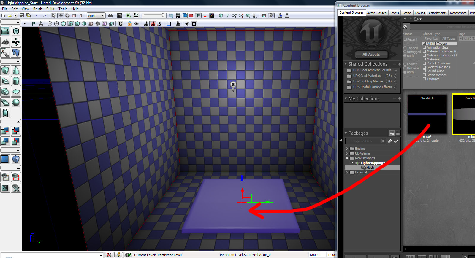 UDK Lightmapping 3