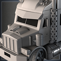 ‘Mini Semi Truck’ Modeling – Day 1