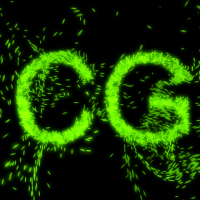 Forming Text with Particles in 3d Studio Max using PFlow