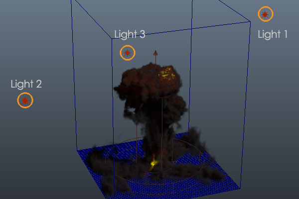 Tutorial Realistic Explosion In Maya With Maya Fluids