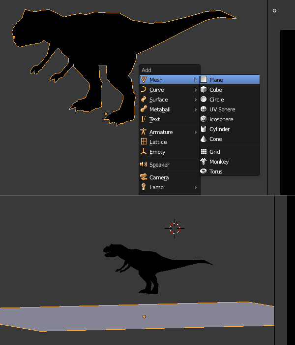 Modeling, UVmapping And Texturing A Low Poly T-Rex In Blender