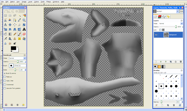 Modeling, UVmapping And Texturing A Low Poly T-Rex In Blender