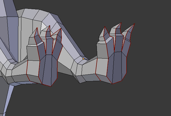 Modeling, UVmapping And Texturing A Low Poly T-Rex In Blender