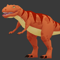 Modeling, UVmapping And Texturing A Low Poly T-Rex In Blender, Part 2