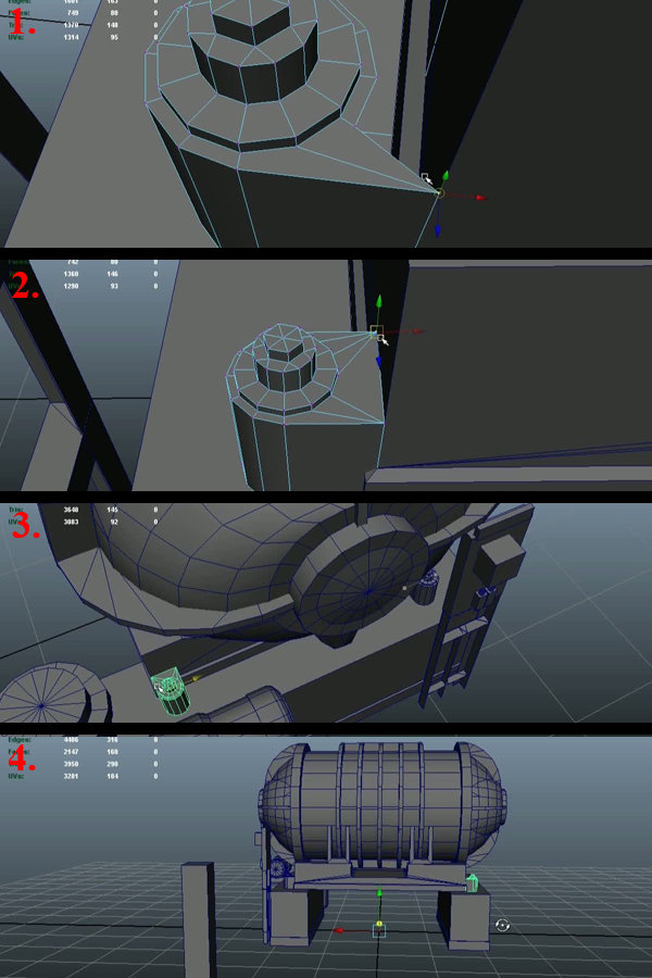Modeling A Next Gen Video Game Boiler In Maya