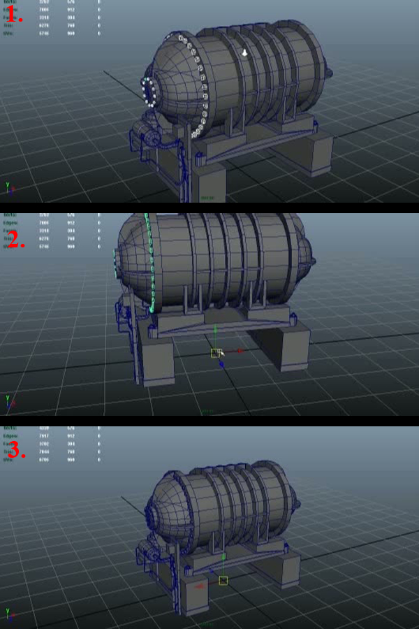 Modeling A Next Gen Video Game Boiler In Maya
