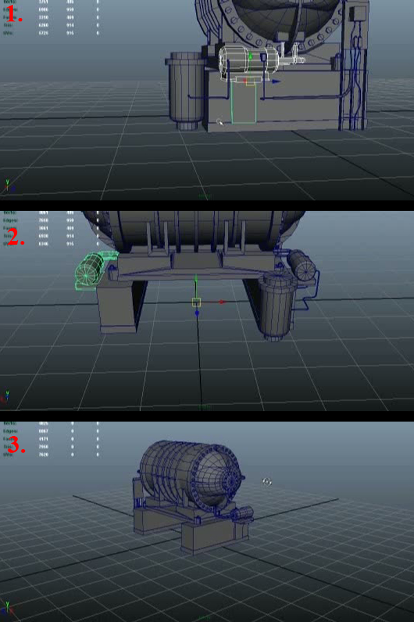 Modeling A Next Gen Video Game Boiler In Maya
