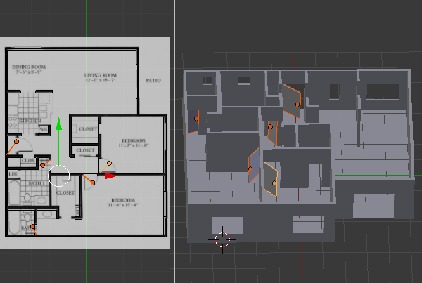 Free Blender Tutorial Create A 3D Floor Plan From An Architectural Schematic