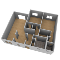 Create A 3D Floor Plan Model From An Architectural Schematic In Blender