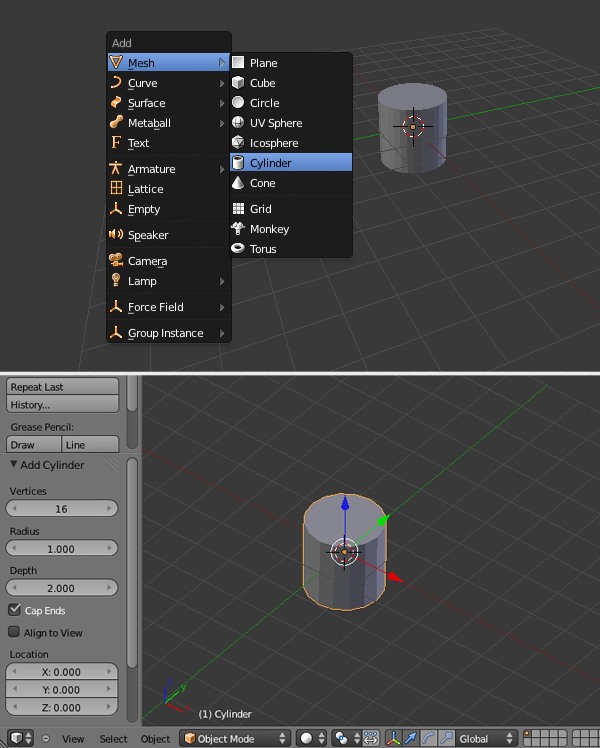 Realistic rendering with Blender using the Cycles engine