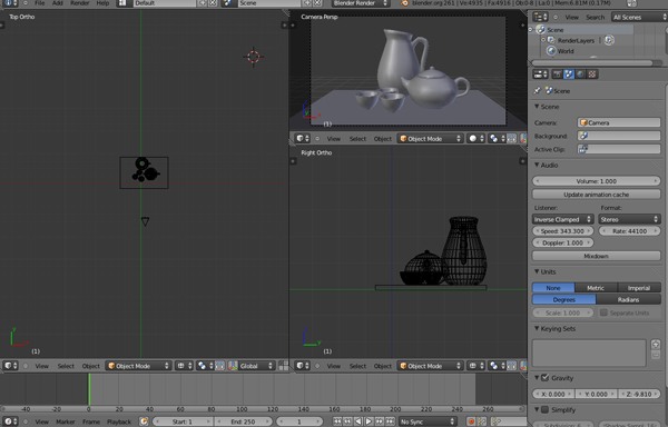Realistic rendering with Blender using the Cycles engine