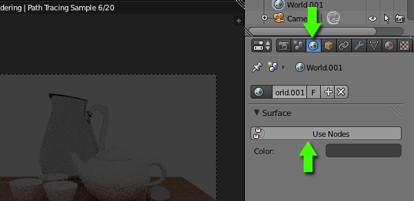 Realistic rendering with Blender using the Cycles engine