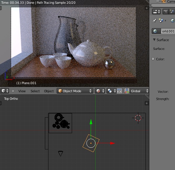 Realistic rendering with Blender using the Cycles engine