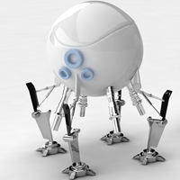 Modeling And Rendering A Simple Robot In Maya Using V-Ray