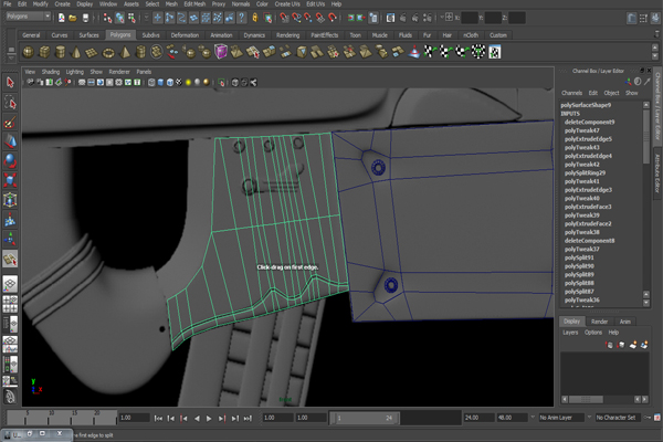 Free Tutorial Modeling A Futuristic Weapon In Autodesk Maya