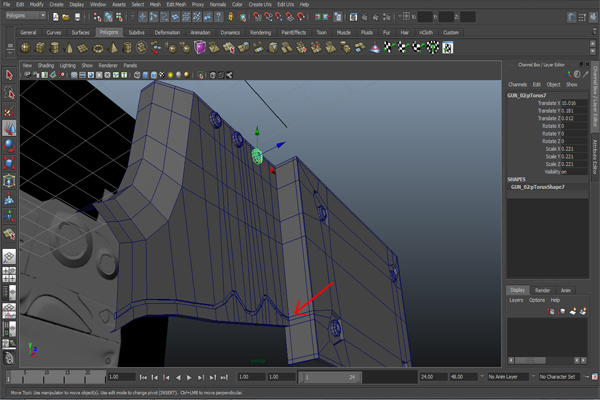 Free Tutorial Modeling A Futuristic Weapon In Autodesk Maya