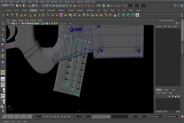 Free Tutorial Modeling A Futuristic Weapon In Autodesk Maya