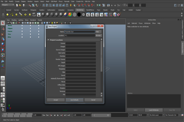 Free Tutorial Modeling A Futuristic Weapon In Autodesk Maya