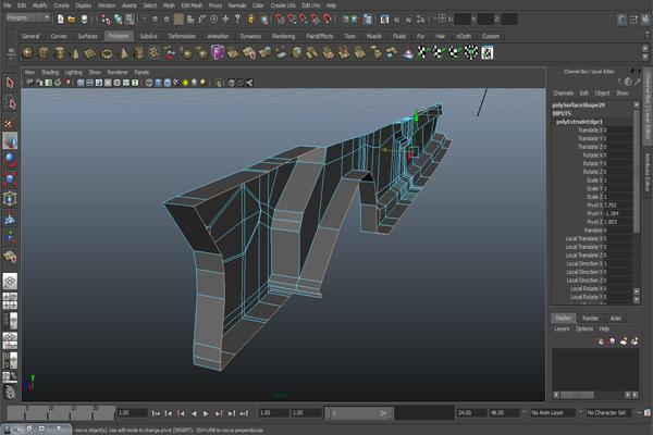 Free Tutorial Modeling A Futuristic Weapon In Autodesk Maya