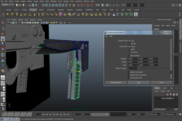 Free Tutorial Modeling A Futuristic Weapon In Autodesk Maya