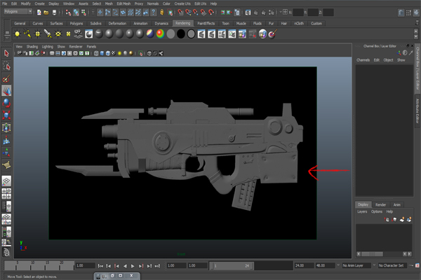 Free Tutorial Modeling A Futuristic Weapon In Autodesk Maya