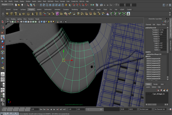Free Tutorial Modeling A Futuristic Weapon In Autodesk Maya