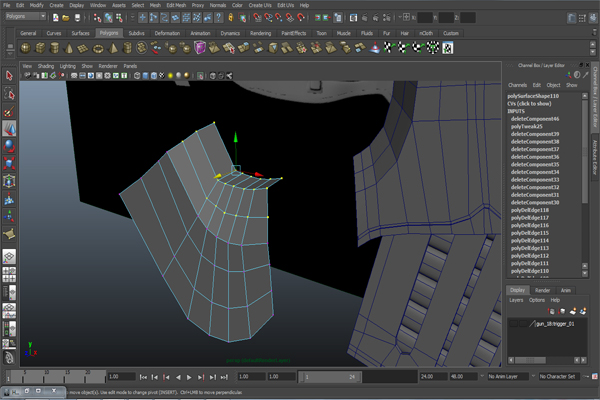Free Tutorial Modeling A Futuristic Weapon In Autodesk Maya