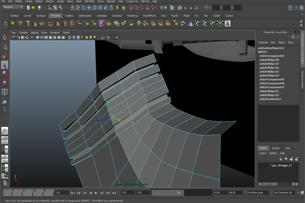 Free Tutorial Modeling A Futuristic Weapon In Autodesk Maya