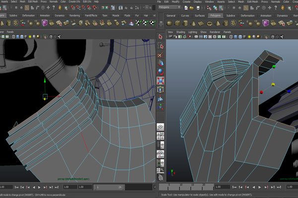 Free Tutorial Modeling A Futuristic Weapon In Autodesk Maya