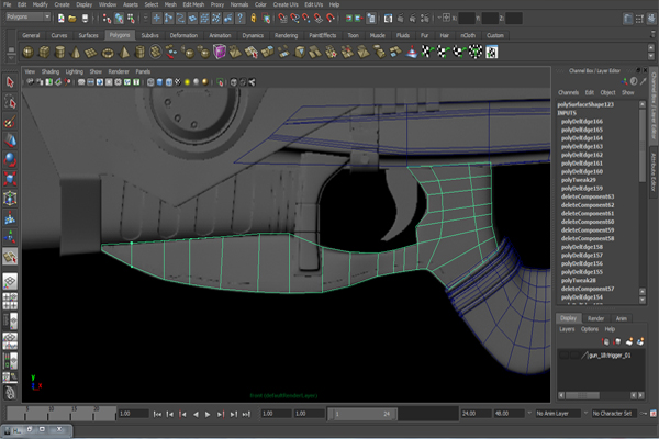 Free Tutorial Modeling A Futuristic Weapon In Autodesk Maya