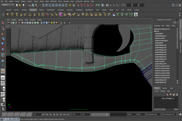 Free Tutorial Modeling A Futuristic Weapon In Autodesk Maya