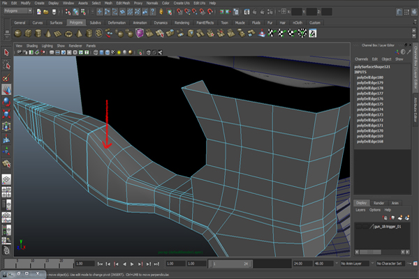 Free Tutorial Modeling A Futuristic Weapon In Autodesk Maya