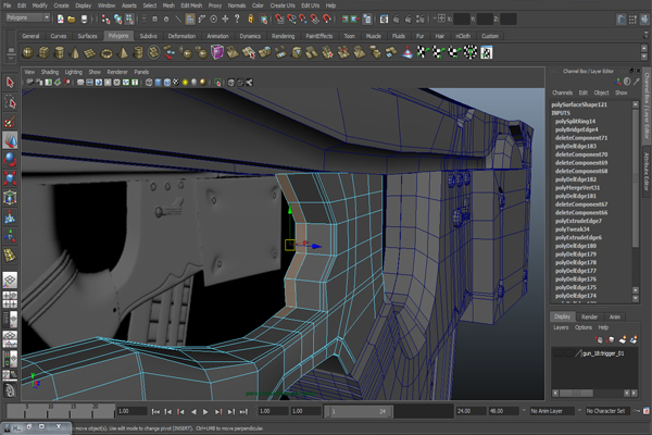Free Tutorial Modeling A Futuristic Weapon In Autodesk Maya