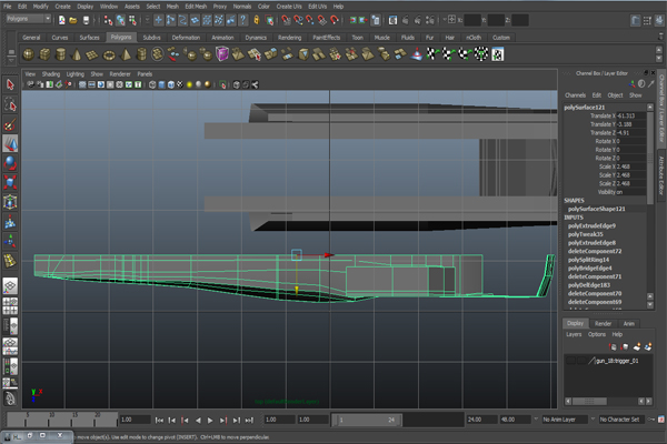 Free Tutorial Modeling A Futuristic Weapon In Autodesk Maya