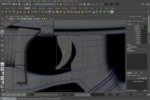 Free Tutorial Modeling A Futuristic Weapon In Autodesk Maya