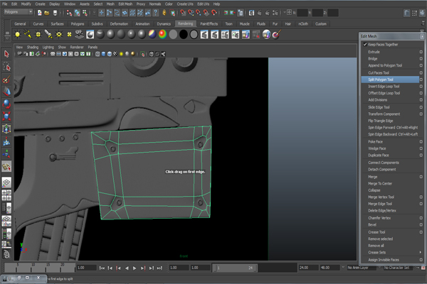 Free Tutorial Modeling A Futuristic Weapon In Autodesk Maya