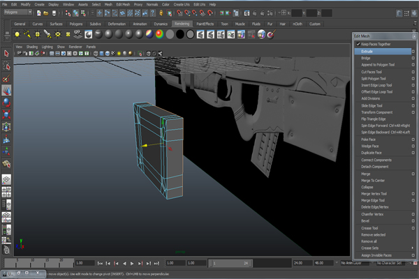 Free Tutorial Modeling A Futuristic Weapon In Autodesk Maya